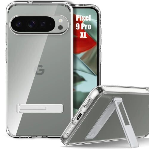 Coque Support pour Google Pixel 9 Pro XL, Protection Transparente Elégant Antichoc TPU Souple - E.F.Connection