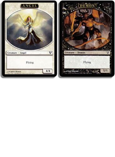 Token Angel / Demon - Promo Avacyn - Jeton Mtg