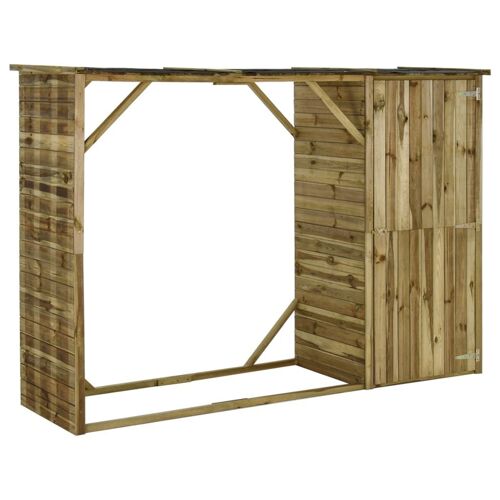 Vidaxl Abri D'outils De Jardin Pin 253 X 80 X 170 Cm