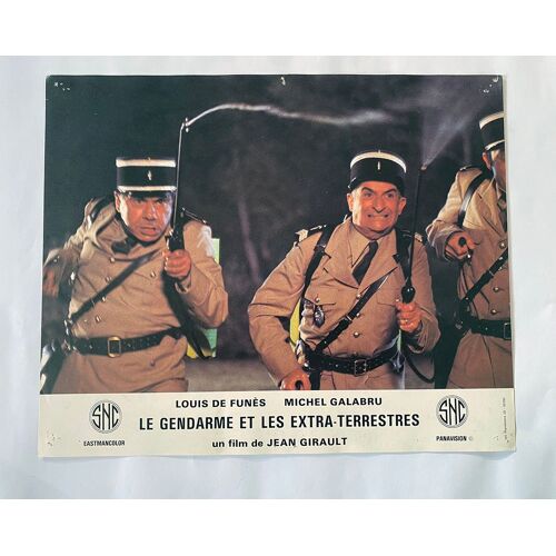 Le Gendarme Et Les Extra-Terrestres: Photo D'exploitation Cinématographique - Format 24,5x30 Cm - De Jean Girault Avec Louis De Funès, Michel Galabru, Maurice Risch, France Rumilly - 1979 #