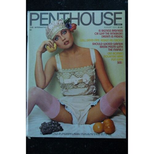 Penthouse Us 1974/08 Kathy Moore Treeka Delight Stacey Cameron Roman Polanski David Frye