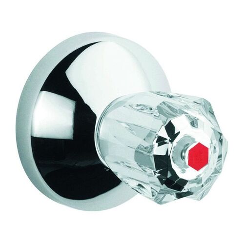 Poignée de valve UP ATLANTA poignée brillante marquage rouge chrome GROHE