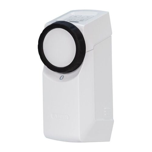 Serrure électronique CFA3100 S app / code / doigt scan / bouton poussoir blanc ABUS