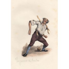 Le Joueur De Boules Par Charlet