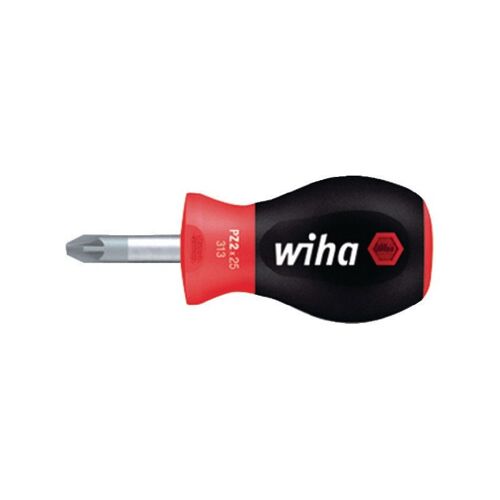 Tournevis taille PZD 1 longueur des lames 25 mm poignée multicomposant lame ronde WIHA