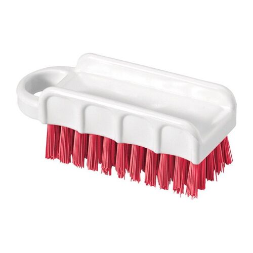 Brosse à ongles HACCP longueur 155 mm épaisseur des poils 050 mm rouge NÖLLE
