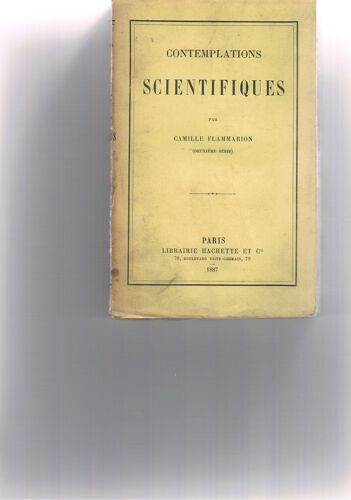 Contemplations Scientifiques Deuxième Série