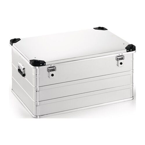 Boîte en aluminium L782xl585xH410 mm 157 l avec fermoir à déclic et angles d'emp