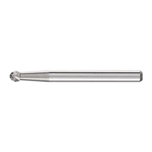Petite fraise sur tige forme KUD D. 3 mm L. tête 2 mm D. de la tige 3 mm carbure engrènement 3 PLUS PFERD