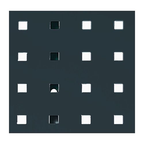 Panneau perforé l.457xL991 mm gris anthracite RAL 7016 BOTT