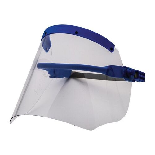 Écran protecteur pour électricien transparent, avec fixation pour casque 500 x 250 mm EN 166, EN 170, GS-ET-29 (2011) VOSS