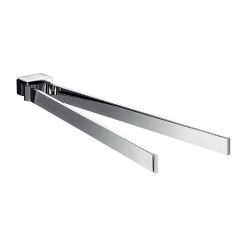 Porte-serviettes emco loft. pivotant à deux bras. 410mm. Noir