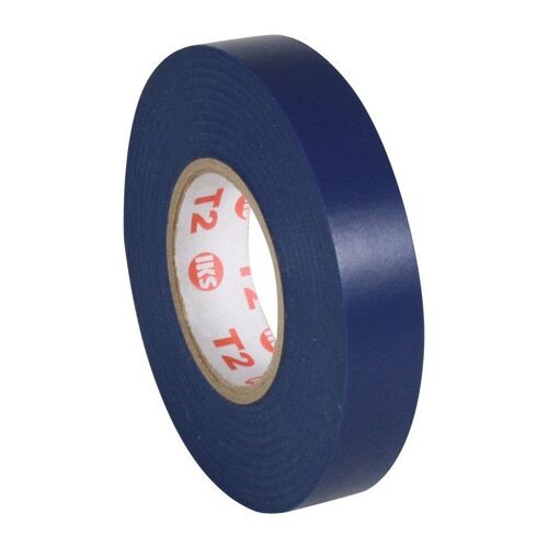 Ruban isolant E91 bleu longueur 33 m largeur 19 mm rouleau IKS