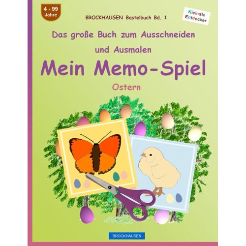 Das Große Buch Zum Ausschneiden Und Ausmalen Mein Memo-Spiel: Ostern