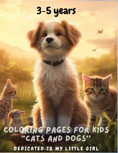 Coloring Pages For Kids "Cats And Dogs'': For Alla The Little Artists