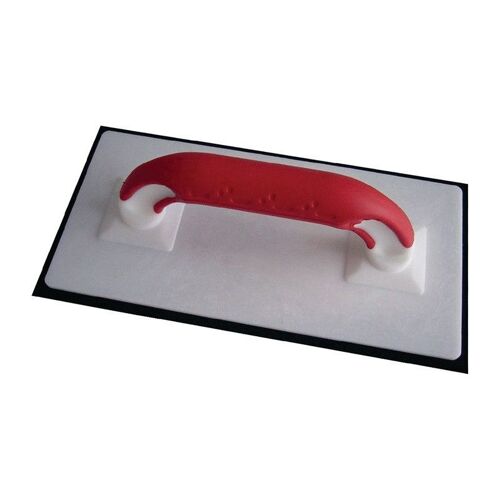 Platoir à lisser avec manche bicomp., garn. caoutch.alv. plastique L280xl140xS10 mm KRONEN-HANSA