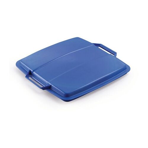 Couvercle PP bleu l.507xP470 mm adapté à poubelle 90 l compatible alimentaire DU