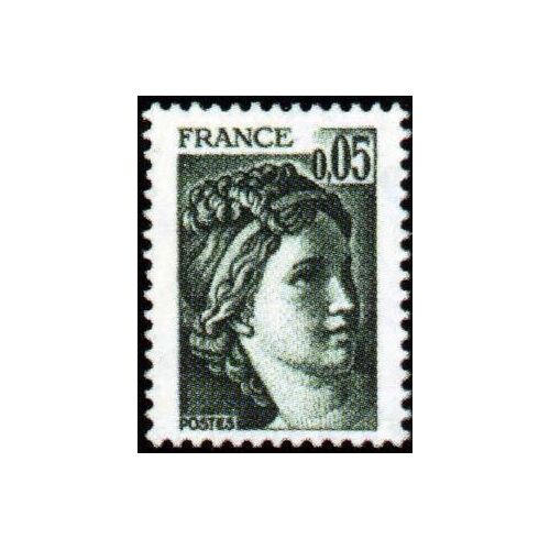 Timbre France 1978 Oblitéré - Sabine - 0,05 Yt1964