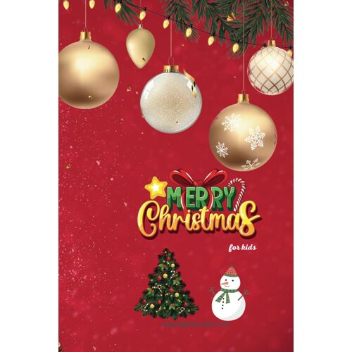 Merry Christmas: Coloring Book For Kids