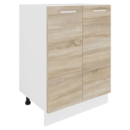 VCM Armoire de cuisine Largeur 60 cm Portes battantes Armoire basse Cuisine Meubles de cuisine Esilo Armoire de cuisine Largeur 60 cm Portes battantes Armoire basse Cuisine Meubles de cuisine Esilo