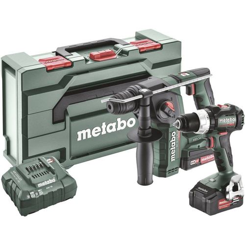 Perceuse-visseuse 18 V BS18 L Quick (machine complète) + 2x2Ah + accessoires - METABO - 602320870