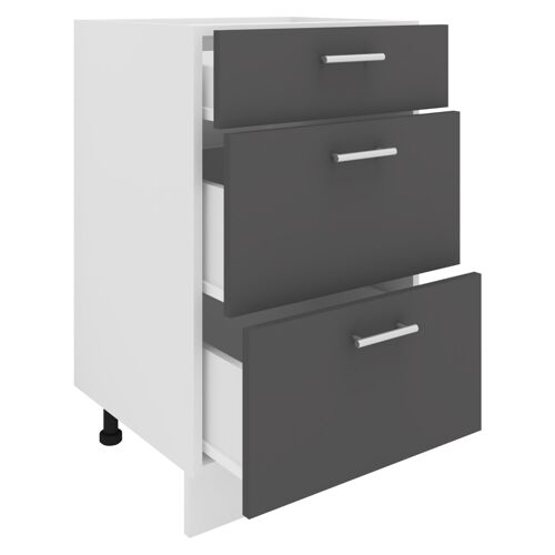VCM Armoire de cuisine Largeur 50 cm Tiroir Meuble bas Cuisine Meubles de cuisine Esilo Armoire de cuisine Largeur 50 cm Tiroir Meuble bas Cuisine Meubles de cuisine Esilo