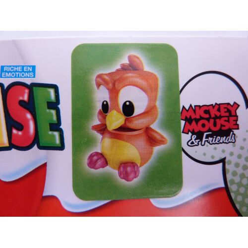 Autocollant Kinder Surprise 2013 - 2014 "Série Mickey Mouse And Friends" Série Ft Oiseau
