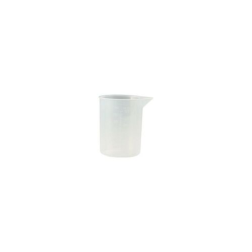 Godet doseur 120 ml polypropylène transparent D57.5xH75mm sans poignée HÜNERSDORFF (Par 10)