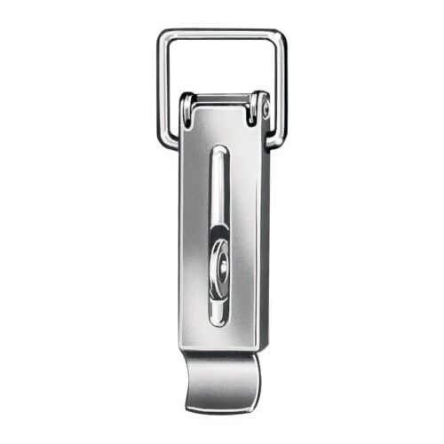 Serrure de tension, hauteur 110 mm, largeur 37 mm, acier galvanisé bleu avec option d'étanchéité DIN 3133 VORMANN