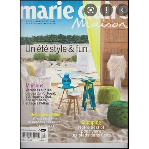 Marie Claire Maison-N°470-Daté Juillet Aout 2014