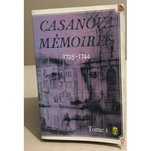 Mémoires Tome 1 (1725-1744 )