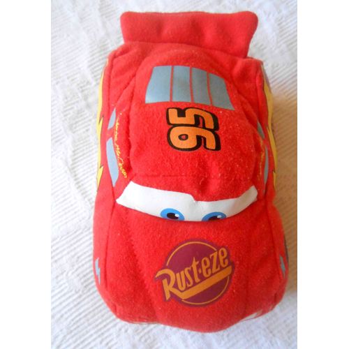 Doudou Peluche Voiture Rouge Cars Flash Mac Queen 15 Cm Petit Modèle Disney Pixar Nicotoy Mc