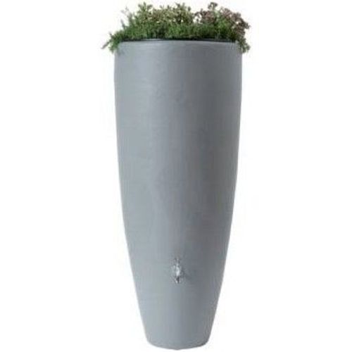 récupérateur d'eau 300 litres et bac à fleur amovible garantia (Moka)