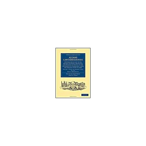 Alumni Cantabrigienses - Volume 1