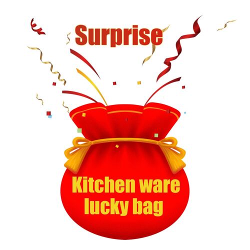 Boîte Mystère Produits Ménagers (Tasse Thermos, Ouvre-Boîte, Vaporisateur, Moule À Gâteau, Tirelire, Plus) Sac Surprise Aléatoire