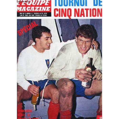 L'equipe Magazine - Tournoi Des Cinq Nations - Special - Spanghero Heros De France Irlande Etc...