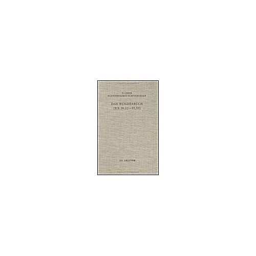 Das Bundesbuch (Ex 20,22-23,33)