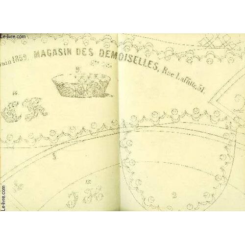 1 Patron Tire De Magasin Des Demoiselles / Juin 1859 / Une Veste