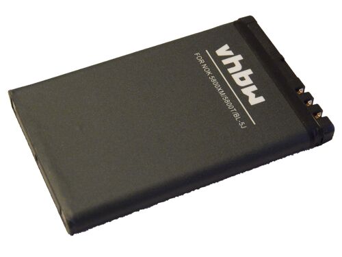 Batterie Li-Ion 1350mah (3.7v) Vhbw Pour Téléphone Portable Smartphone Nokia 5230, 5800, 5800 Navigation Edition, 5800 Xpressmusic, 5800t Comme Bl-5j.