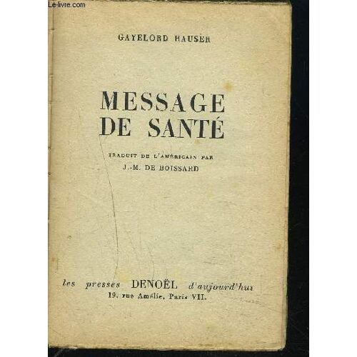 Message De Sante