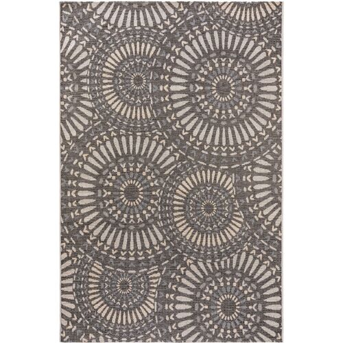 Tapis D'extérieur River Bleu 133x190 Cm - Tapis Outdoor Pour Balcon, Terrasse Et Jardin
