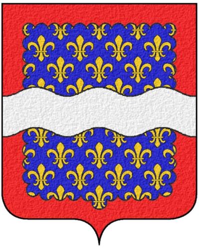 Autocollant Sticker Vinyle Voiture Adhesif Armoirie France Blason Cher 18