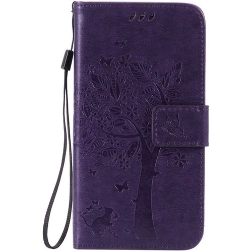 Coque Galaxy Grand Prime, Galaxy Grand Prime Magnetic Housse Coque, Etui En Cuir Pour Samsung Galaxy Grand Prime (#9 Violet)