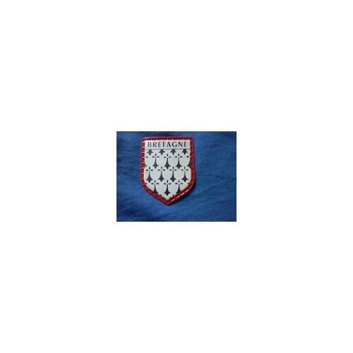 Bretagne - Ecusson - Armoiries - Blason Plastifié - France Lait Quick Lait Régilait Régions De France N° 13 - 5x4 Cm