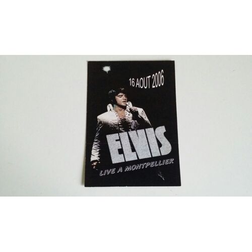 Carte Publicitaire Elvis Presley Le Comptoir Du Disque Montpellier 2006