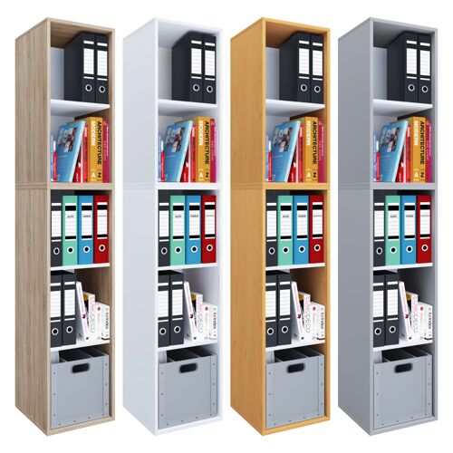 VCM Bureau en bois Étagère à livres Étagère à dossiers Étagère à classeurs Étagère à livres Lona l 5f Bureau en bois Étagère à livres Étagère à dossiers Étagère à classeurs Étagère à livres Lona l 5f