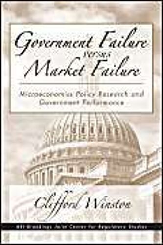 Government Failure Versus Market Failure