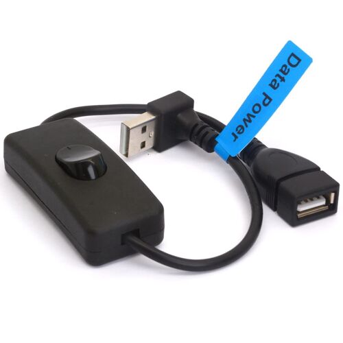 Câble D'Extension Usb Avec Interrupteur Marche/Arrêt, Angle Vers Le Bas À 90 Degrés Usb 2.0 Mâle Vers Femelle Prise En Charge Des Pc, Tv, Système Ios (Gauche) (Up)[HDM925499]