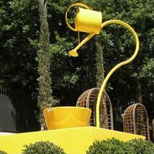 Fontaine léopold xl jaune