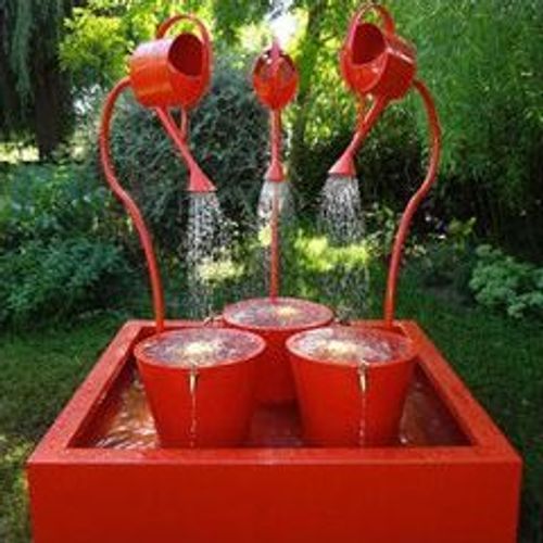 Fontaine léopold xxl rouge